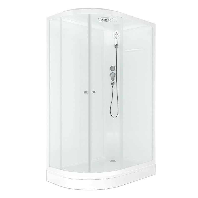 Душевая кабина Domani-Spa Delight Slim 120х80 правая Белый / Прозрачное, Поддон низкий, DS01DS128RLWCl00 Душевая кабина Domani-Spa Delight Slim 120х80 правая Белый / Прозрачное, Поддон низкий, DS01DS128RLWCl00