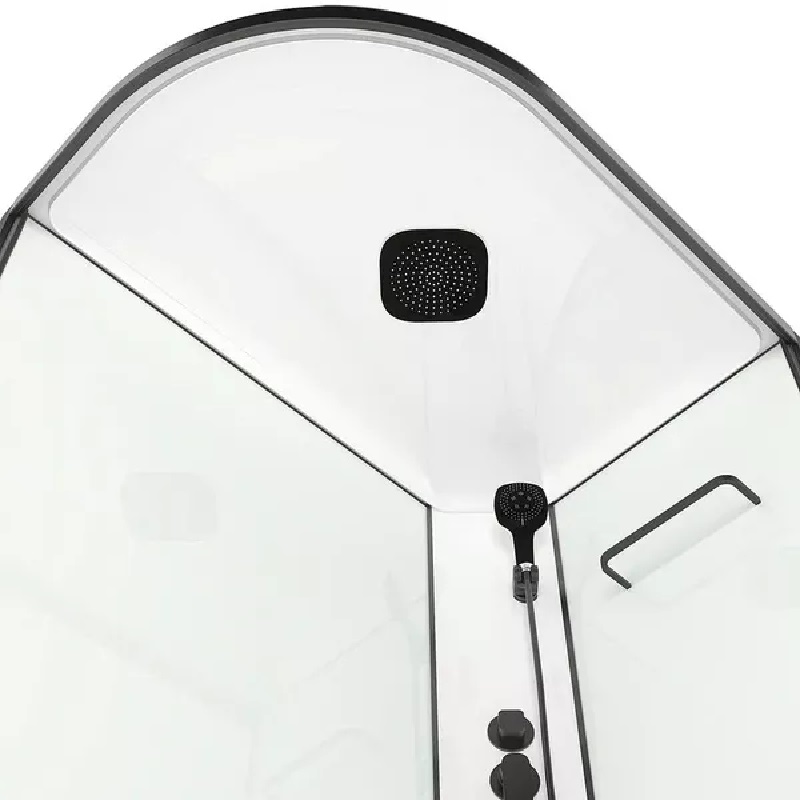 Душевая кабина Domani-Spa Delight Slim 120х80 правая Черный / Матовое, Поддон низкий, DS01DS128RLWM00.Gt-Black Душевая кабина Domani-Spa Delight Slim 120х80 правая Черный / Матовое, Поддон низкий, DS01DS128RLWM00.Gt-Black — изображение 2