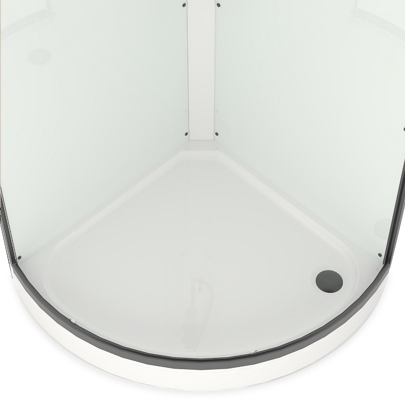 Душевая кабина Domani-Spa Simple 90х90 Черный / Прозрачное, Поддон низкий, DS01Sm99LWCl00.Gt-V1.2-Black Душевая кабина Domani-Spa Simple 90х90 Черный / Прозрачное, Поддон низкий, DS01Sm99LWCl00.Gt-V1.2-Black — изображение 2