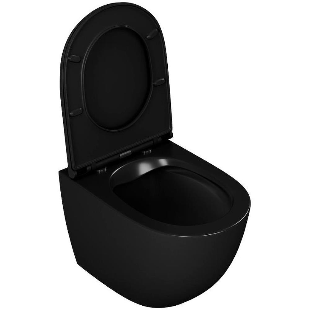 Унитаз подвесной D&K Matrix Черный матовый DT1396025 Унитаз подвесной D&K Matrix Черный матовый DT1396025 — изображение 2