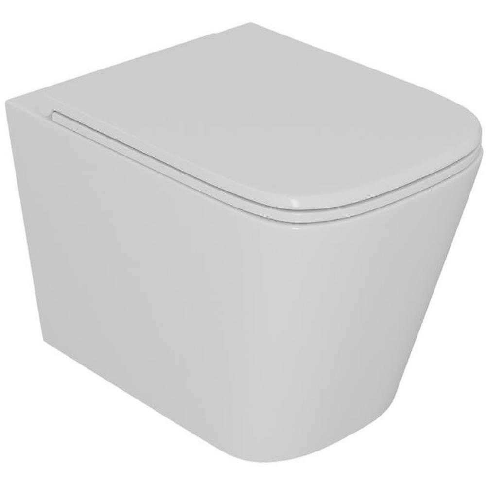 Унитаз подвесной D&K Quadro Белый глянцевый DT1516016 Унитаз подвесной D&K Quadro Белый глянцевый DT1516016