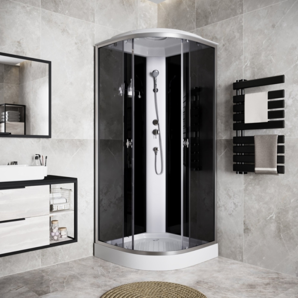 Душевая кабина Niagara Eco 100х100 Хром / Тонированное E100/13/TN Душевая кабина Niagara Eco 100х100 Хром / Тонированное E100/13/TN — изображение 2