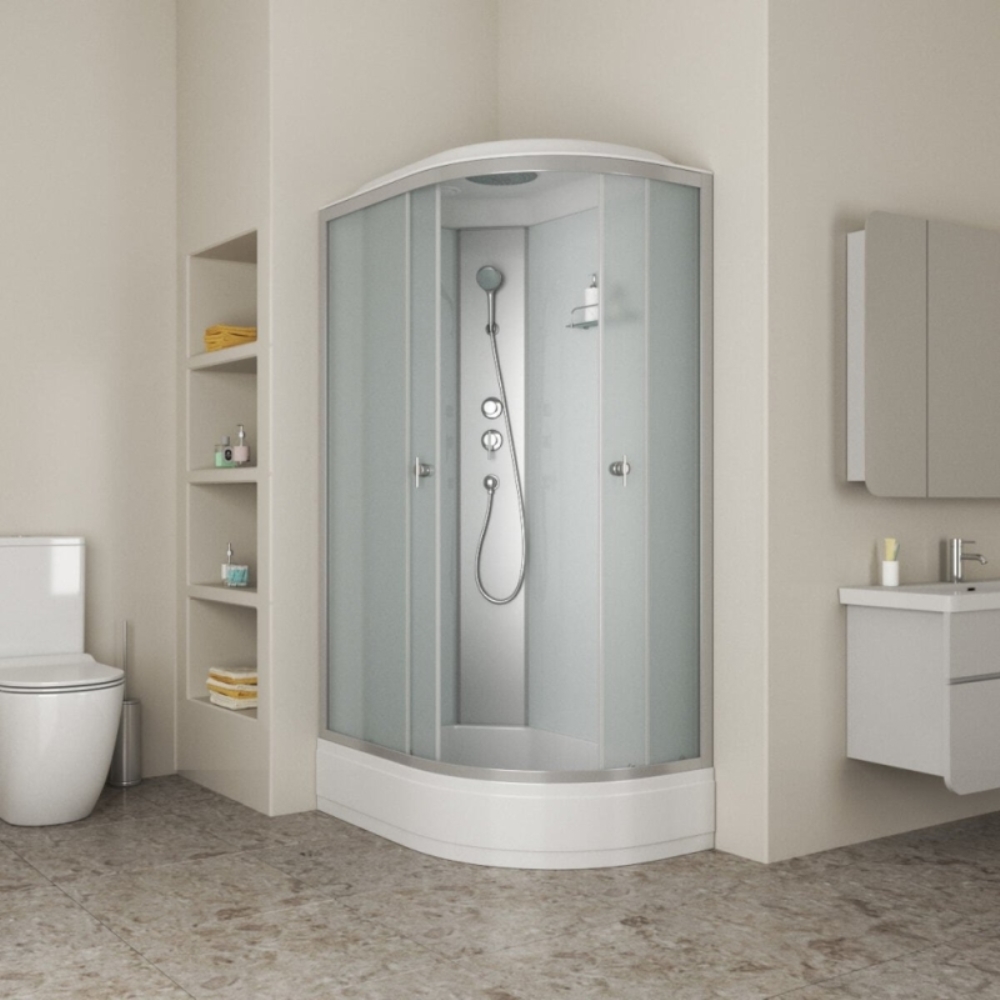 Душевая кабина Niagara Eco 120х80 левая Хром / Матовое E120/80/26L/MT Душевая кабина Niagara Eco 120х80 левая Хром / Матовое E120/80/26L/MT — изображение 2