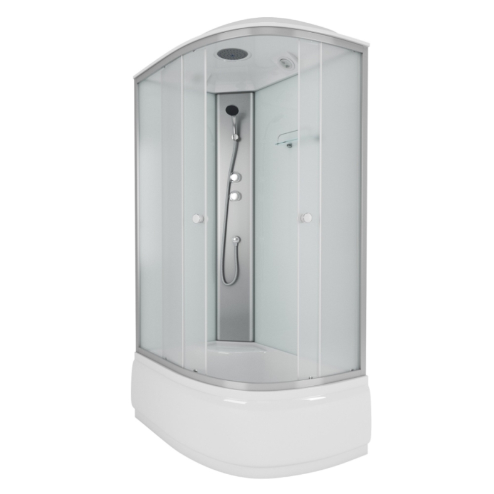 Душевая кабина Niagara Eco 120х80 левая Хром / Матовое E120/80/40L/MT Душевая кабина Niagara Eco 120х80 левая Хром / Матовое E120/80/40L/MT