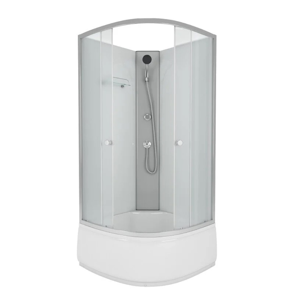 Душевая кабина Niagara Eco 80х80 Хром / Матовое E80/40/MT/BK Душевая кабина Niagara Eco 80х80 Хром / Матовое E80/40/MT/BK