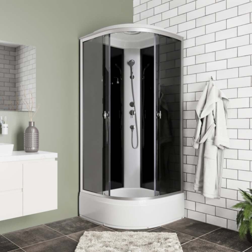 Душевая кабина Niagara Eco 90х90 Хром / Тонированное E90/26/TN Душевая кабина Niagara Eco 90х90 Хром / Тонированное E90/26/TN — изображение 2