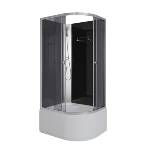 Душевая кабина Niagara Eco 90х70 левая Хром / Тонированное E90/70/40L/TN/BK