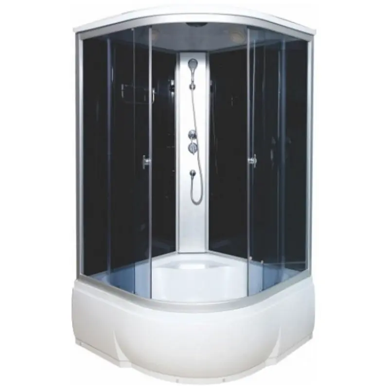 Душевая кабина Водный мир 120х120, Хром / Тонированное, Высокий поддон Душевая кабина Водный мир 120х120, Хром / Тонированное, Высокий поддон