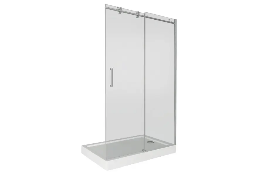 Душевая дверь Bas Puerta 110х195 Хром / Прозрачное Душевая дверь Bas Puerta 110х195 Хром / Прозрачное