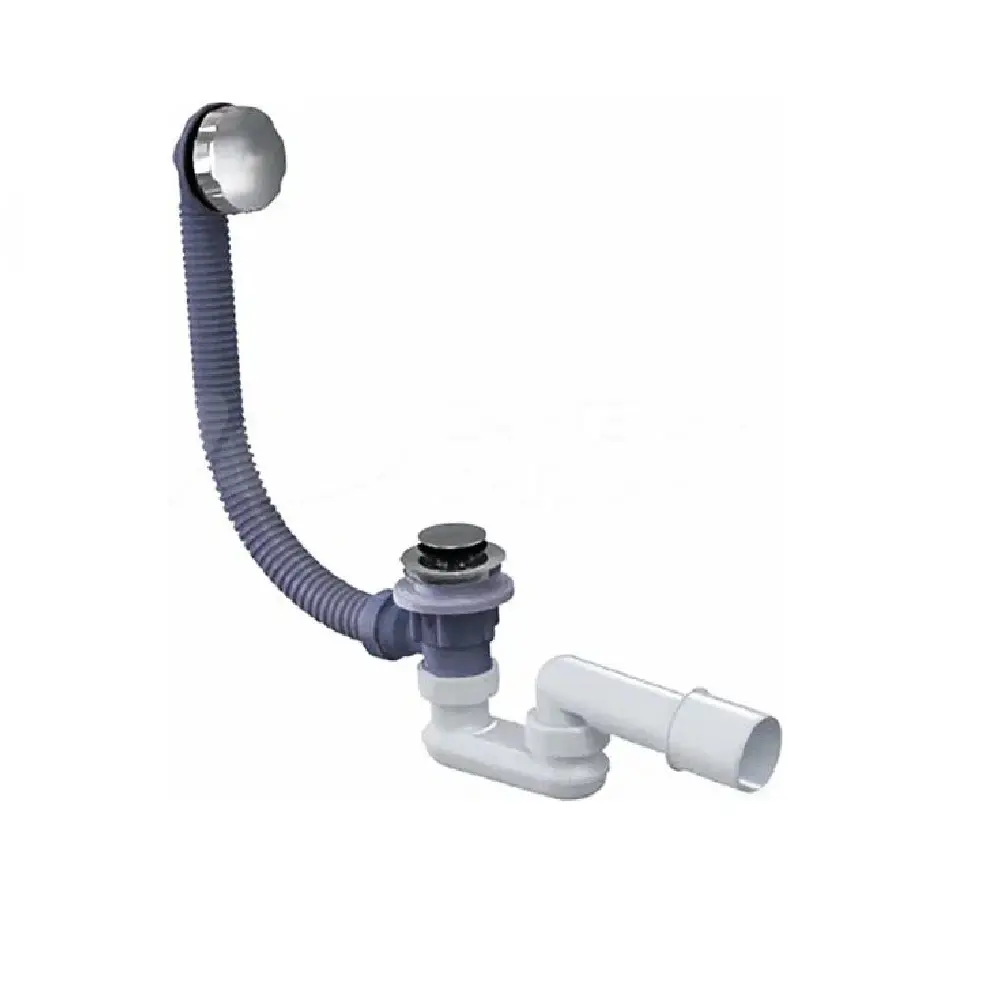 Перелив п/а с сифоном Triton плоский 600мм (металл) CK60PF Перелив п/а с сифоном Triton плоский 600мм (металл) CK60PF