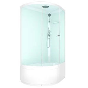 Душевая кабина Domani-Spa Simple high правая без электрики 120х80 Белый, Поддон высокий Душевая кабина Domani-Spa Simple high правая без электрики 120х80 Белый, Поддон высокий