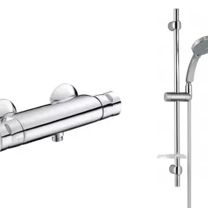 Смеситель для душа Jacob Delafon Stomb с душевым гарнитуром E5495-CP