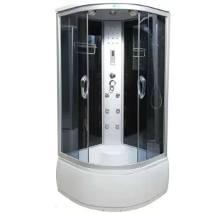 Душевая кабина Водный мир 100х100, Хром / Тонированное, Высокий поддон Душевая кабина Водный мир 100х100, Хром / Тонированное, Высокий поддон