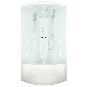 Душевая кабина Domani-Spa Elegance high V1.2 без электрики 90х90 Белый, Поддон высокий Душевая кабина Domani-Spa Elegance high V1.2 без электрики 90х90 Белый, Поддон высокий