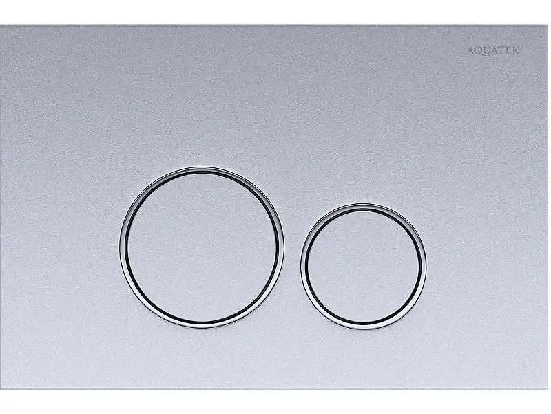 Клавиша смыва Aquatek 005C Хром матовый KDI-0000019 Клавиша смыва Aquatek 005C Хром матовый KDI-0000019