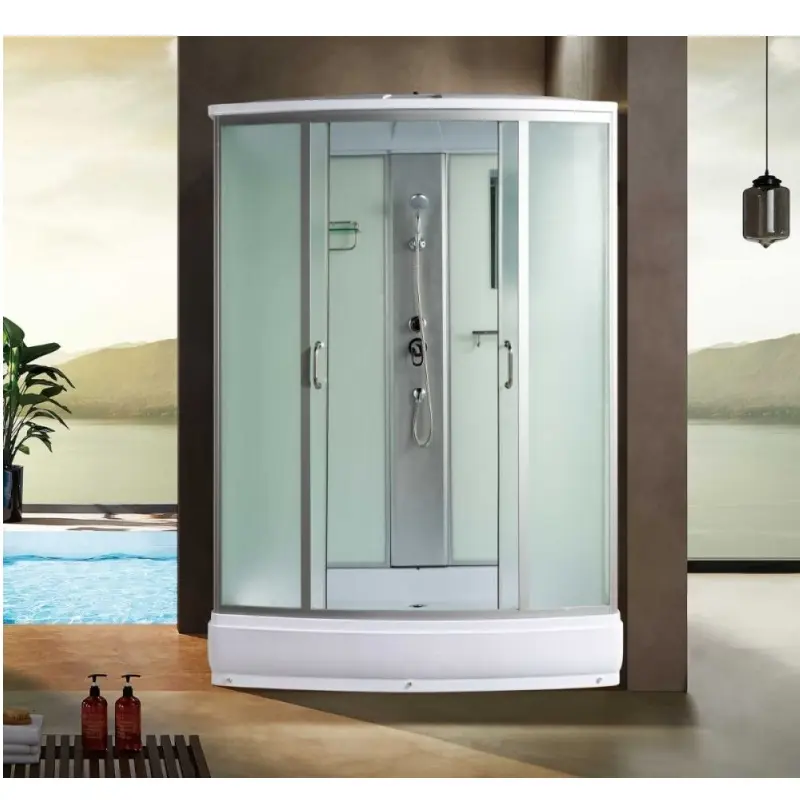 Душевая кабина Водный мир 150х90, Хром / Матовое, Низкий поддон Душевая кабина Водный мир 150х90, Хром / Матовое, Низкий поддон