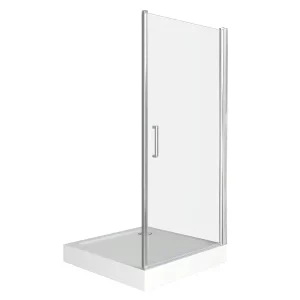 Душевая дверь Bas Pandora 90х185 Хром / Прозрачное