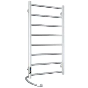 Полотенцесушитель электрический Laris Джаз П8 80х40 левый Хром глянцевый 73207473 Полотенцесушитель электрический Laris Джаз П8 80х40 левый Хром глянцевый 73207473