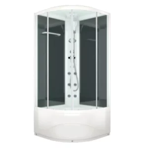 Душевая кабина Domani-Spa Delight Slim 90х90 Белый, Поддон высокий Душевая кабина Domani-Spa Delight Slim 90х90 Белый, Поддон высокий