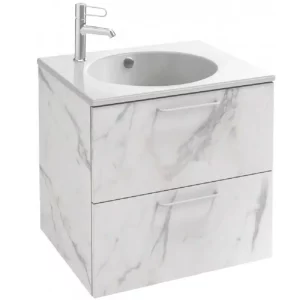 Тумба подвесная Jacob Delafon Odeon Rive Gauche 60 Белый мрамор