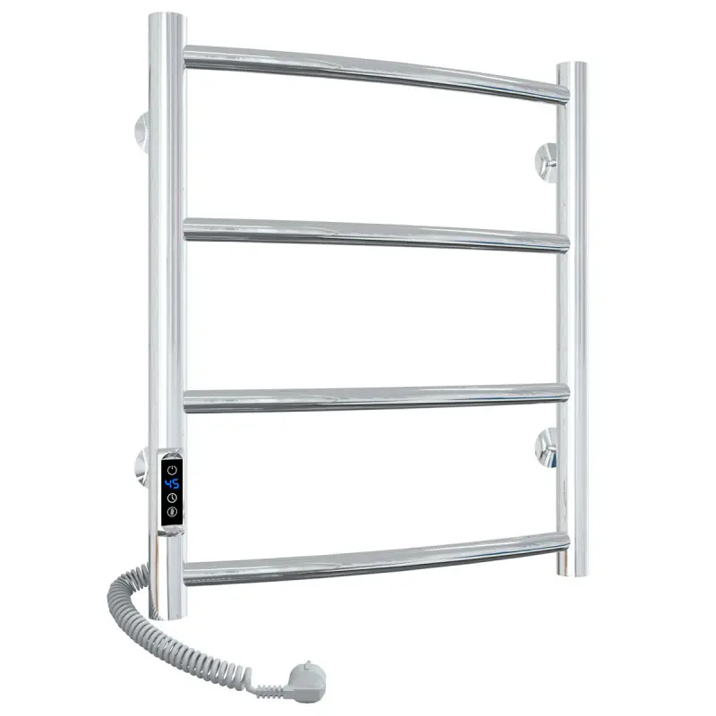 Полотенцесушитель электрический Laris Классик П4 50х40 левый Хром глянцевый 73207640 Полотенцесушитель электрический Laris Классик П4 50х40 левый Хром глянцевый 73207640