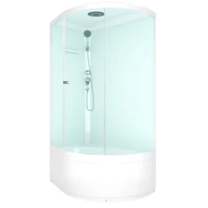 Душевая кабина Domani-Spa Simple high левая без электрики 120х80 Белый, Поддон высокий Душевая кабина Domani-Spa Simple high левая без электрики 120х80 Белый, Поддон высокий