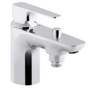 Смеситель на борт ванны Jacob Delafon Aleo моноблочный E72321-CP Смеситель на борт ванны Jacob Delafon Aleo моноблочный E72321-CP