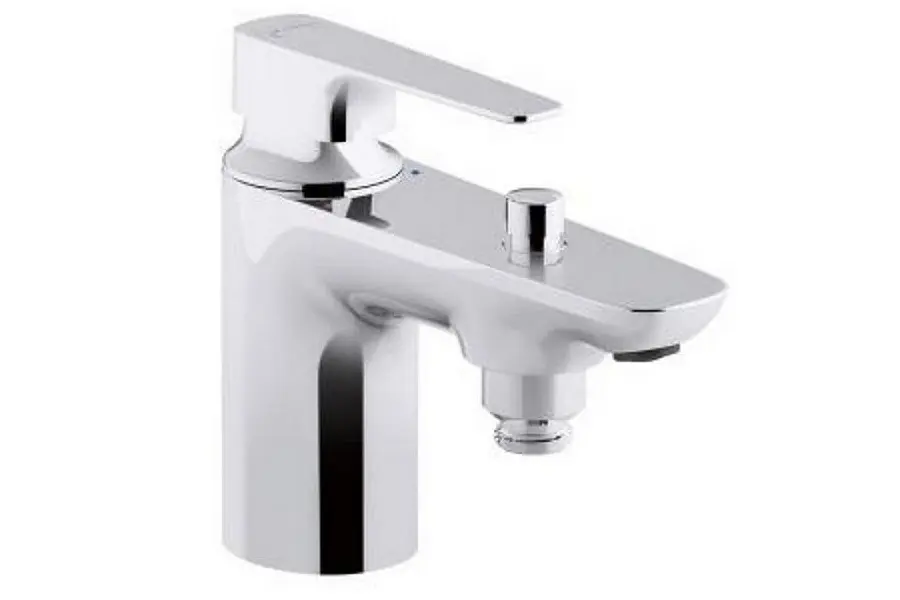 Смеситель на борт ванны Jacob Delafon Aleo моноблочный E72321-CP Смеситель на борт ванны Jacob Delafon Aleo моноблочный E72321-CP