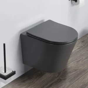 Унитаз подвесной Comforty 105 с сиденьем Серый матовый 00-00007648