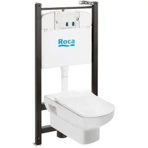 Инсталляция Roca + унитаз Dama Senso + крышка-сиденье slim Белый 893104680