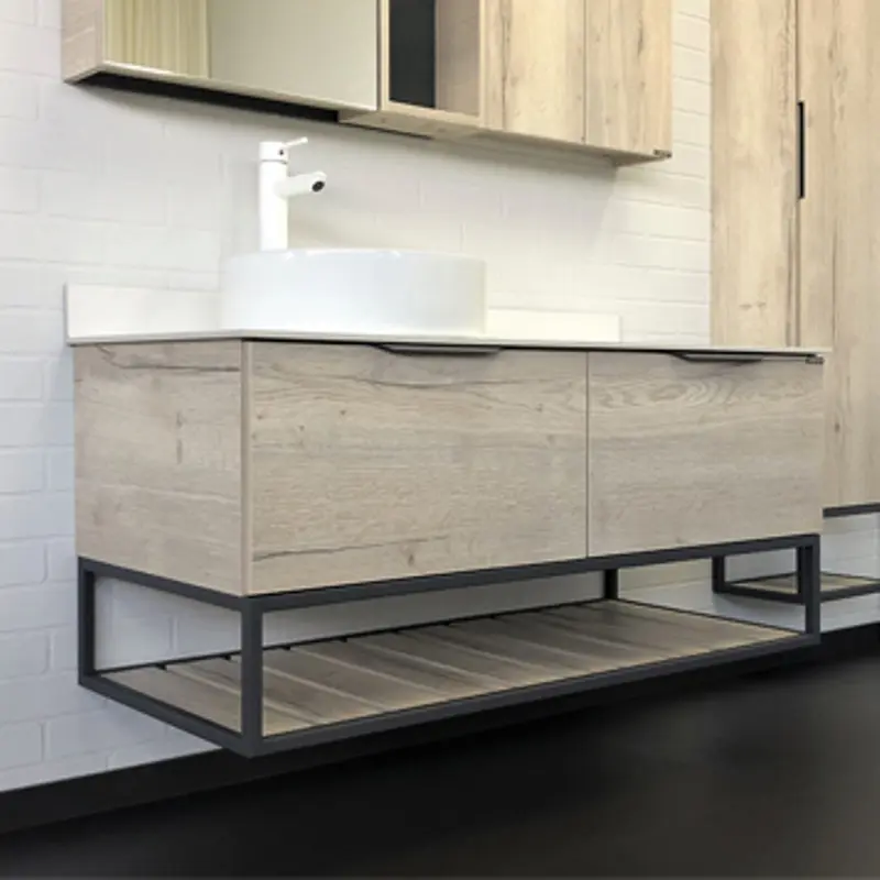 Тумба подвесная Comforty Порто 120 + раковина + белая столешница Дуб дымчатый 00-00008905CF Тумба подвесная Comforty Порто 120 + раковина + белая столешница Дуб дымчатый 00-00008905CF