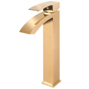 Смеситель для раковины Grocenberg GB300 Золото глянцевое GB3007GO