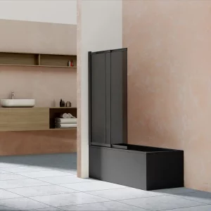 Шторка для ванны Vincea Walk-In VSB-1E 100 Черный / Тонированное VSB-1E100CGB