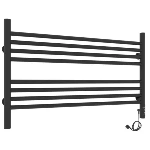 Полотенцесушитель электрический Laris Оливия П8 50х80 правый Черный матовый 73207629 Полотенцесушитель электрический Laris Оливия П8 50х80 правый Черный матовый 73207629