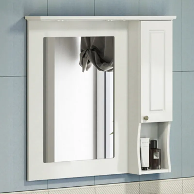 Шкаф зеркальный Comforty Палермо 89 Слоновая кость 00004137098CF Шкаф зеркальный Comforty Палермо 89 Слоновая кость 00004137098CF