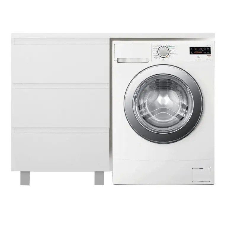 Тумба напольная Эстет Dallas Luxe под стиральную машину 140 с раковиной Белый ФР-00002922 Тумба напольная Эстет Dallas Luxe под стиральную машину 140 с раковиной Белый ФР-00002922