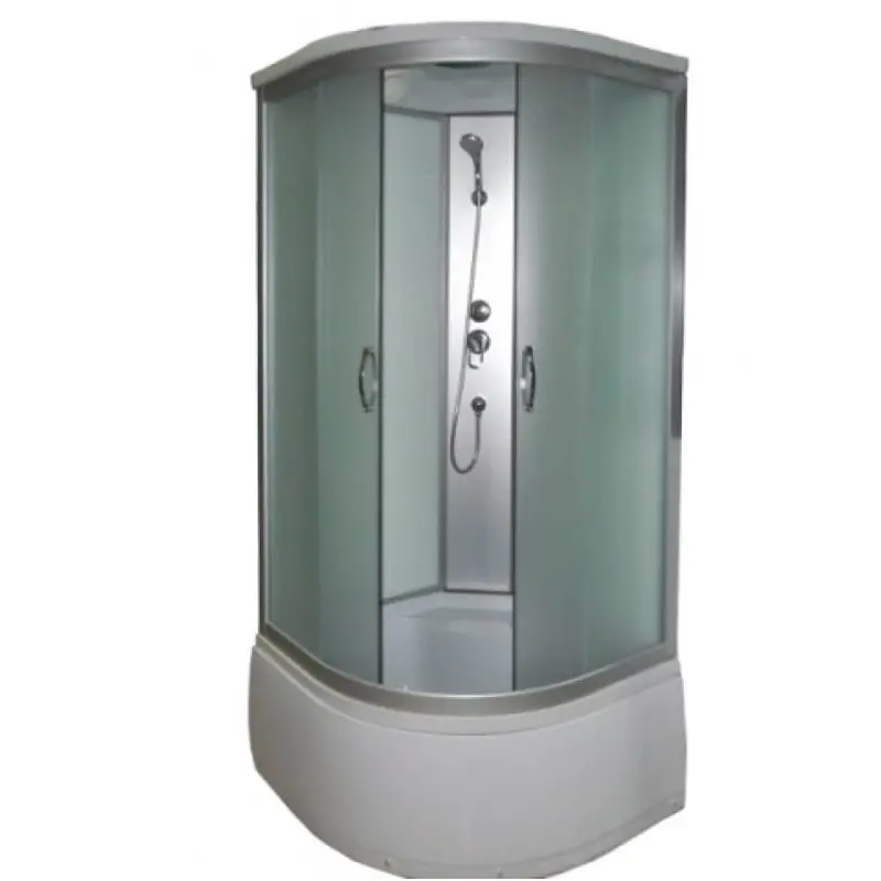 Душевая кабина Водный мир 100х100, Хром / Матовое, Высокий поддон Душевая кабина Водный мир 100х100, Хром / Матовое, Высокий поддон