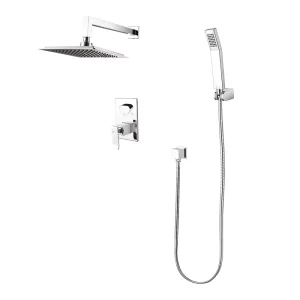 Душевая встройка Lemark Contest LM5829CW Хром / Белый