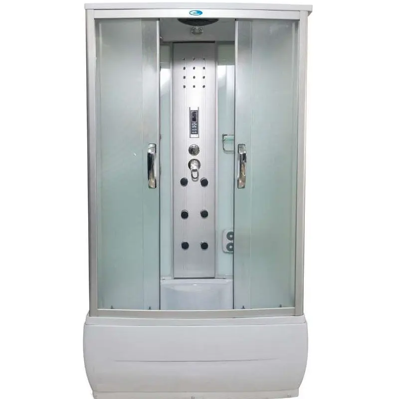 Душевая кабина Водный мир 120х80, Хром / Матовое, Высокий поддон Душевая кабина Водный мир 120х80, Хром / Матовое, Высокий поддон