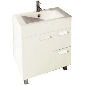 Тумба напольная Comforty Модена 75 + раковина Белый глянец 00-00001643CF Тумба напольная Comforty Модена 75 + раковина Белый глянец 00-00001643CF