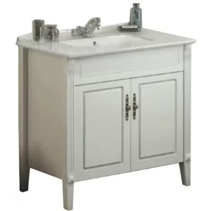 Тумба напольная Comforty Палермо 80 + раковина Белый 00004139245CF