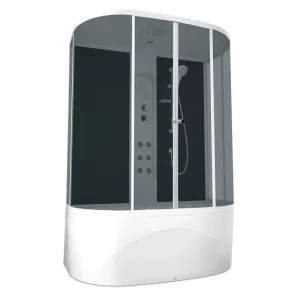 Душевая кабина Domani-Spa Neat Slim high 150х80 Белый, Поддон высокий Душевая кабина Domani-Spa Neat Slim high 150х80 Белый, Поддон высокий