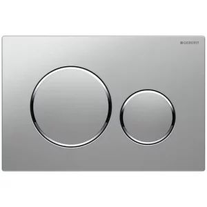 Клавиша смыва Geberit Sigma 20, хром матовый