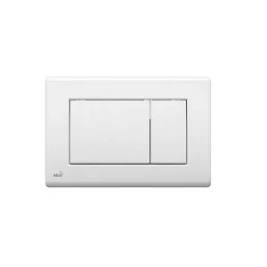 Кнопка смыва Alcaplast прямоугольная белая