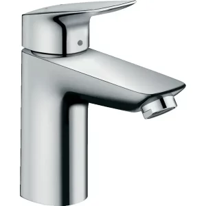 Смеситель для раковины Hansgrohe Logis 100 с донным клапаном 71107000 Смеситель для раковины Hansgrohe Logis 100 с донным клапаном 71107000