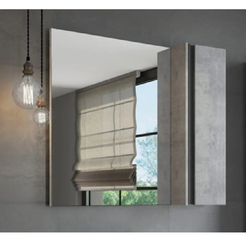 Шкаф зеркальный Comforty Эдинбург 80 Бетон светлый 00004147981CF Шкаф зеркальный Comforty Эдинбург 80 Бетон светлый 00004147981CF