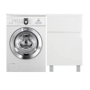 Тумба напольная Эстет Dallas Luxe под стиральную машину 115 с раковиной Белый ФР-00002299