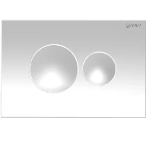 Клавиша смыва Loranto Round  Белый матовый 7310