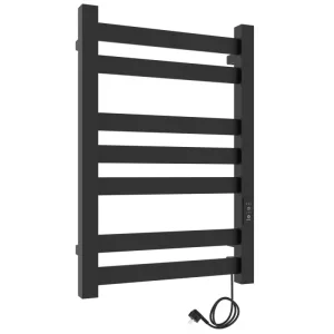 Полотенцесушитель электрический Laris Гефест П7 80х50 правый Черный матовый 73207617 Полотенцесушитель электрический Laris Гефест П7 80х50 правый Черный матовый 73207617