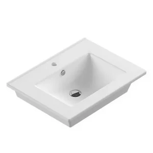 Раковина подвесная Sanita Luxe Quadro 60 QDR60SLWB01 Раковина подвесная Sanita Luxe Quadro 60 QDR60SLWB01